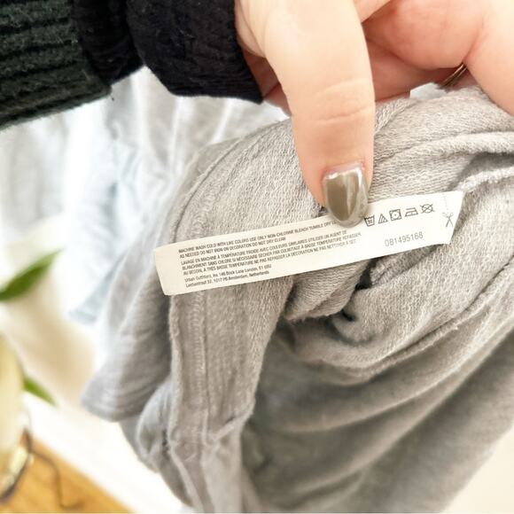 Free People Movement Heather Grey Love Spell Off The Shoulder One Piece Size L - Picture 9 of 10